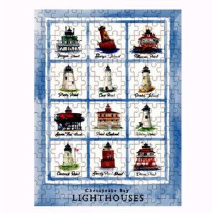 Chesapeake Lighthouses Jigsaw Puzzle - NEW Fast Ship